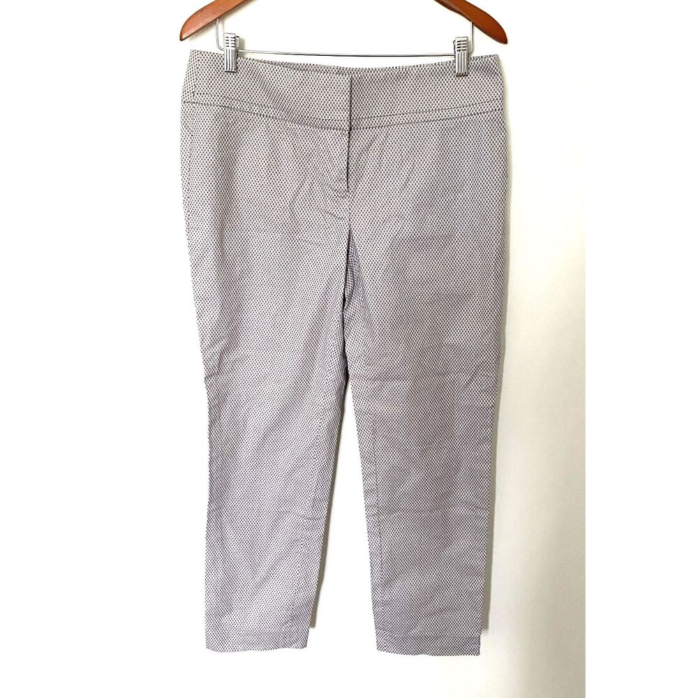 Ann Taylor LOFT Marisa Straight Capri Pants Cotton Spandex Blend Comfort Sz 8